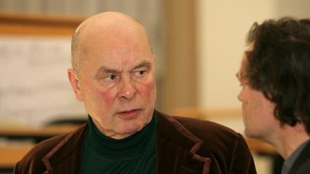 Der Philosoph Oswald Wiener arbeitete auch als Gast-Dozent im Einsteinforum.