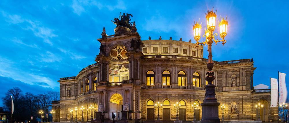 Die Dresdner Semperoper bleibt vorerst bis zum 24. November geschlossen.