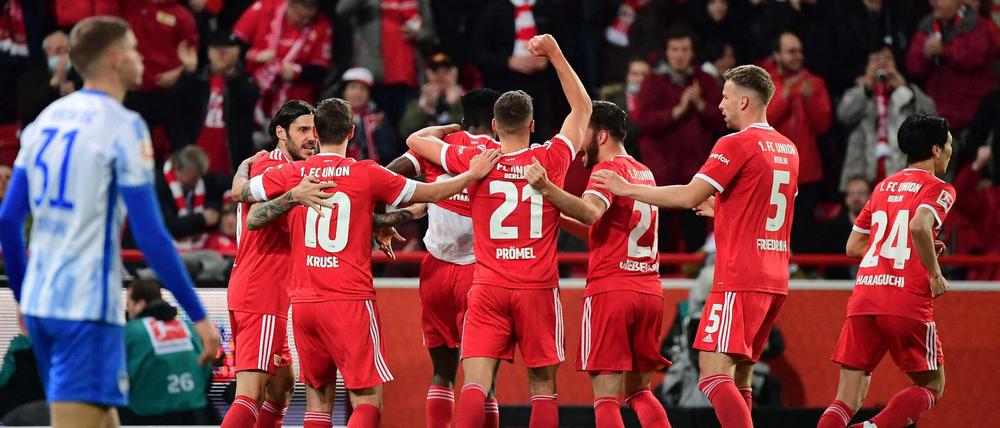 Der 1. FC Union war obenauf am Samstagabend.