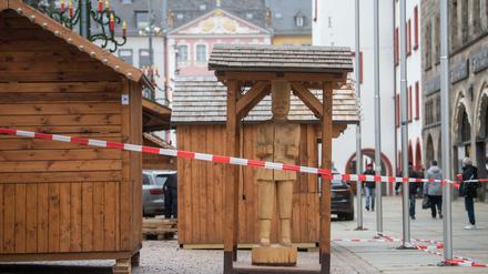 Die Weihnachtsmärkte in Sachsen sind abgesagt.