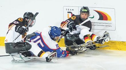 Gut in Form. Die deutschen Para-Eishockeyspieler schafften bei der B-WM vor knapp zwei Monaten den Aufstieg in die A-Gruppe. Nun soll es auch mit der Paralympics-Teilnahme klappen. Es wäre die erste seit 2006.