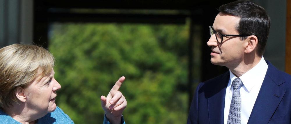 Bereits im September hatten sich Morawiecki und Merkel getroffen.
