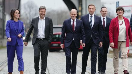 Politiker:innen der Ampel-Regierung