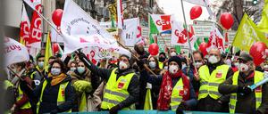 In den vergangenen Tagen hatten Beschäftigte im öffentlichen Dienst gestreikt.