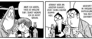 Kitaro (mit Schal) in einer Szene aus dem zweiten Band der Reihe.