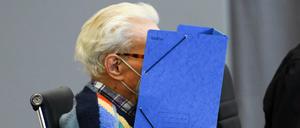 Der Angeklagte Josef S. in der Gerichtsverhandlung in Neuruppin.