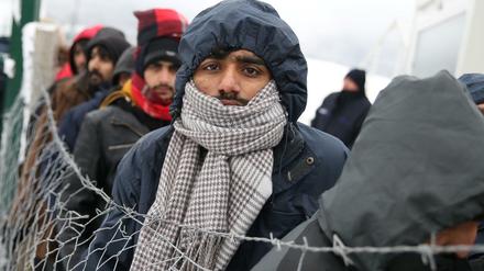 Werden Flüchtlinge, die via Bosnien nach Kroatien kommen, illegal mit sogenannten Pushbacks zurückgewiesen? Das wollte Tagesspiegel-Reporter Sebastian Leber herausfinden, als er von der kroatischen Polizei verhaftet wurde. Das abgebildete Foto entstand im Dezember 2020.