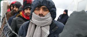 Werden Flüchtlinge, die via Bosnien nach Kroatien kommen, illegal mit sogenannten Pushbacks zurückgewiesen? Das wollte Tagesspiegel-Reporter Sebastian Leber herausfinden, als er von der kroatischen Polizei verhaftet wurde. Das abgebildete Foto entstand im Dezember 2020. 