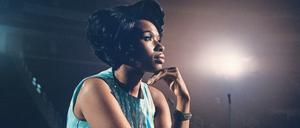 Trifft genau ihr Timbre. Jennifer Hudson spielt Aretha Franklin.