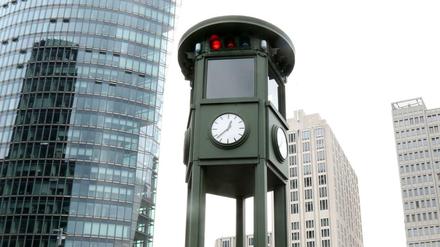 Die Ampel am Potsdamer Platz von 1924, die als erste Verkehrsampel in Deutschland gilt, inspiriert offenbar auch Olaf Scholz.
