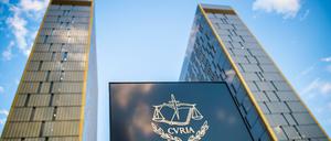 Der Europäische Gerichtshofs (EuGH) im Europaviertel auf dem Kirchberg in Luxemburg.