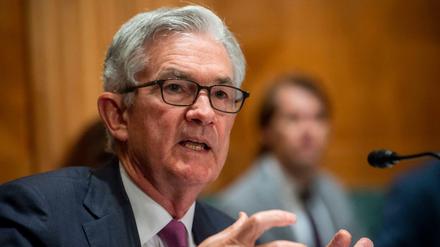 Jerome Powell, Chef der US-Notenbank Federal Reserve (Fed).
