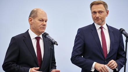 Olaf Scholz wird die Ampel-Koalition als Kanzler führen - die Rolle von Christian Lindner ist noch unklar.