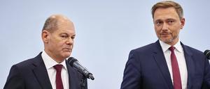 Olaf Scholz wird die Ampel-Koalition als Kanzler führen - die Rolle von Christian Lindner ist noch unklar.