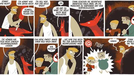 Held im Unterhemd: Eine Szene aus „Das Inferno“.