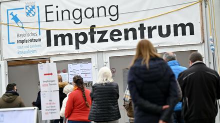 Ein Impfzentrum in Bayern.