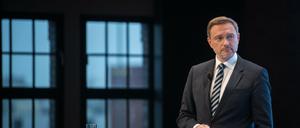 Christian Lindner am 24. November 2021 bei der Vorstellung des Koalitionsvertrags der Ampelkoalition.