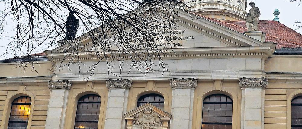 Die Französische Friedrichstadtkirche auf dem Gendarmenmarkt.