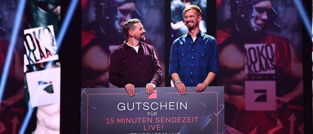 Joko und Klaas gegen ProSieben: Joko Winterscheidt (l) und Klaas Heufer-Umlauf