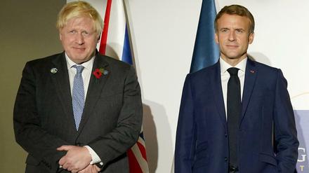 Der britische Premier Boris Johnson und Frankreichs Präsident Emmanuel Macron.