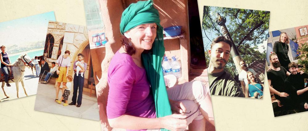 Erinnerungen. Regina Gerken und ihre Söhne Amer und Malek.