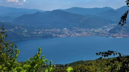Der Lago Maggiore in Italien.