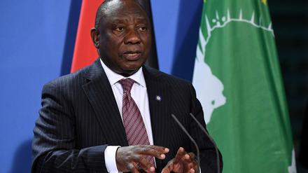 Der südafrikanische Präsident Cyril Ramaphosa