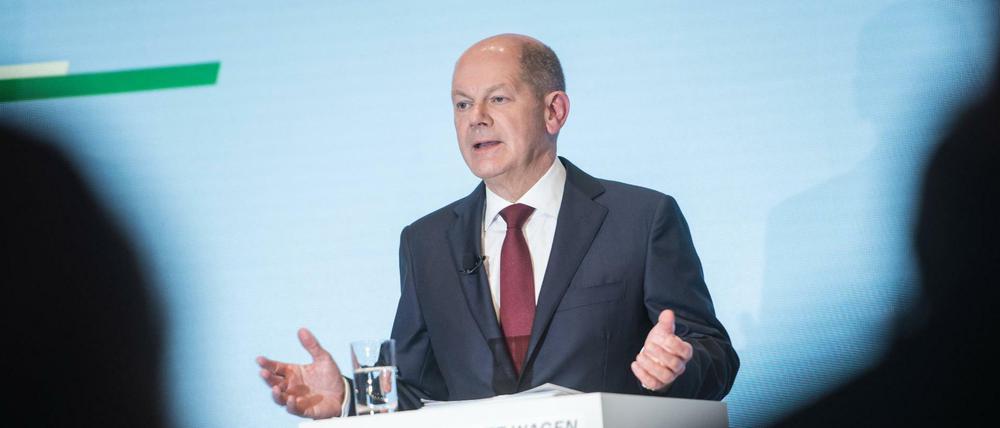 Olaf Scholz.