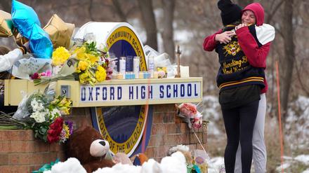Vier Mitschüler tötete der 15-jährige Täter an der High School in Oxford/Michigan.