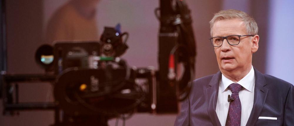 Moderator Günther Jauch beim RTL Jahresrückblick "Menschen, Bilder, Emotionen".