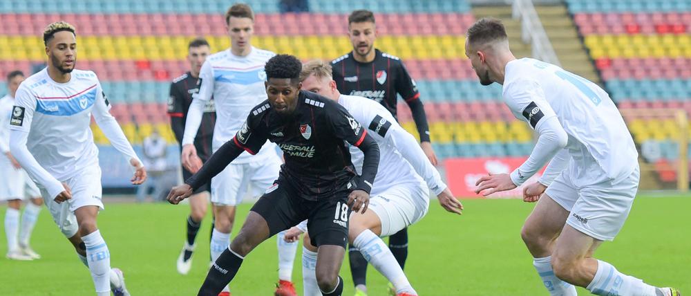 Viktoria Berlin spielte gegen Türkgücü München am Samstagnachmittag 0:0.