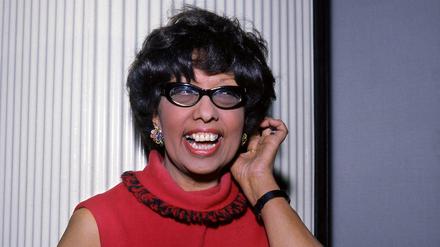 Josephine Baker während einer Probe im Olympia-Konzertsaal in Paris 1968.