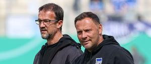 Nicht immer einer Meinung und jetzt nicht mal mehr im selben Team: Fredi Bobic (l.) und Pal Dardai.