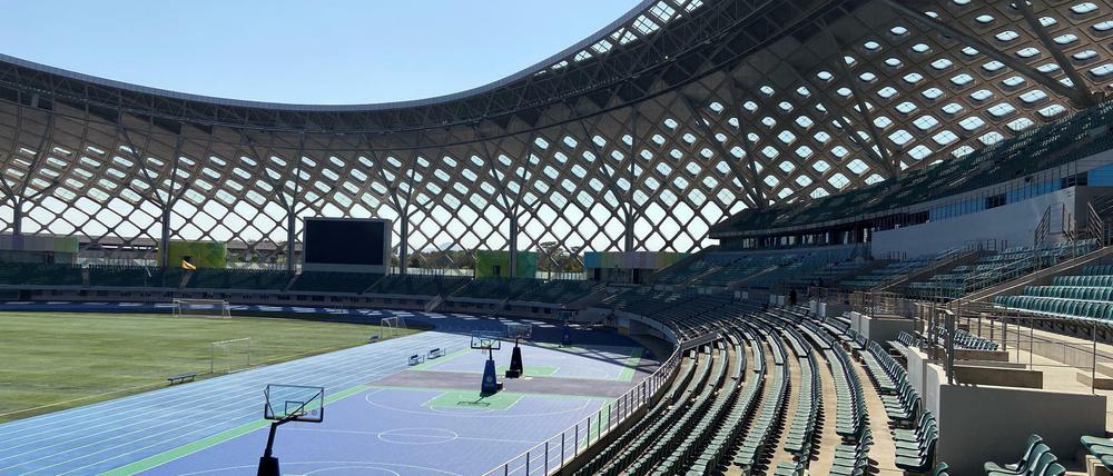 Hier soll kein Tennis mehr gespielt werden. In Shenzen sollten die WTA-Finals gespielt werden.