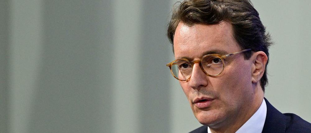 Nordrhein-Westfalens Ministerpräsident Hendrik Wüst (CDU).
