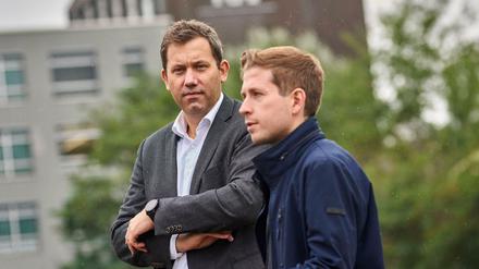 Befreundet und wollen die SPD auf Zukunftskurs halten: Lars Klingbeil und Kevin Kühnert