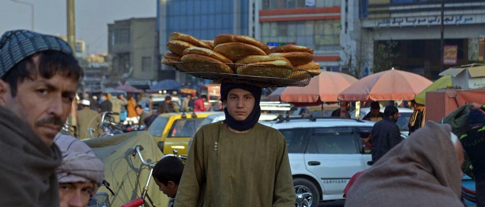 Straßenszene in Kabul 