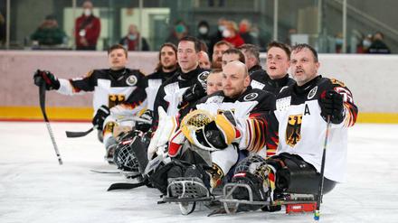 Es hat knapp nicht gereicht für das deutsche Para-Eishockeyteam.