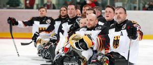 Es hat knapp nicht gereicht für das deutsche Para-Eishockeyteam.