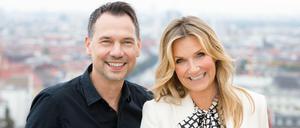 Kim Fisher und Sebastian Fitzek moderieren das "Riverboat Berlin".