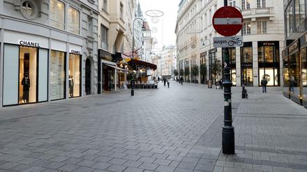 Vierter Lockdown in Österreich: Wiens Straßen sind nicht so leer wie während der ersten drei Lockdowns. (Archivbild, 22.11.2021)