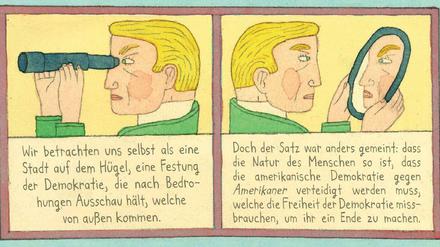 Perspektivwechsel: Eine Szene aus „Über Tyrannei“.