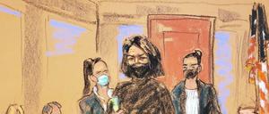 Im Prozess ist die Ex-Partnerin des US-Sexualstraftäters Jeffrey Epstein, Ghislaine Maxell, angeklagt. 