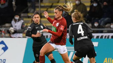 Das jüngste Spiel von Turbine Potsdam gegen Eintracht Frankfurt war ein kleines Spektakel.