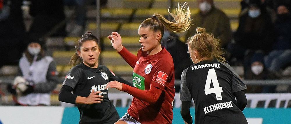 Das jüngste Spiel von Turbine Potsdam gegen Eintracht Frankfurt war ein kleines Spektakel.