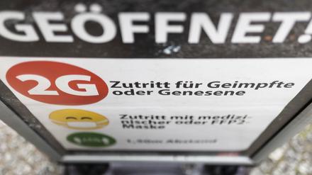 Ein Beschluss der Bund-Länder-Konferenz ist der Einlass mit der 2G-Regel in vielen Einrichtungen. 