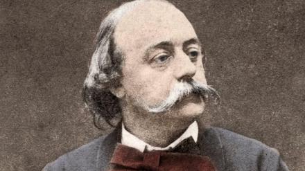 Gustave Flaubert (1821-1880); ein Foto, das um das Jahr 1870 aufgenommen wurde. 