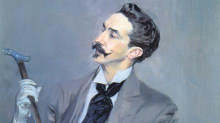 Höchst eingebildet. Robert de Montesquiou auf einem Ölgemälde von Giovanni Boldini.