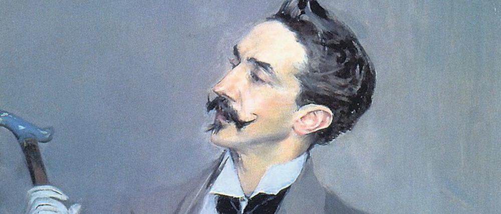 Höchst eingebildet. Robert de Montesquiou auf einem Ölgemälde von Giovanni Boldini.