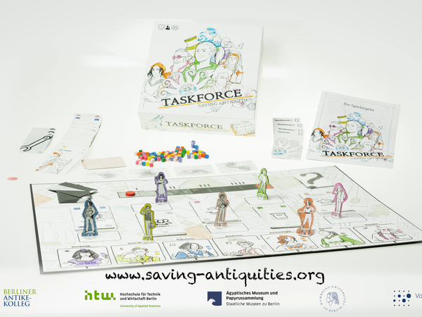 Das Brettspiel, mit dem Kuhn und Simon auf Kulturgutschutz aufmerksam machen wollen.